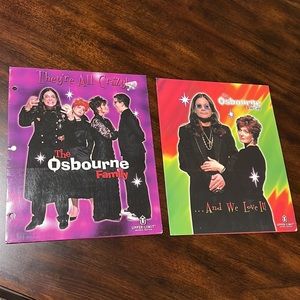 2 Ozbourne Family They Are All Crazy Vintage 2002 Notebook Binder Trapper Keeper